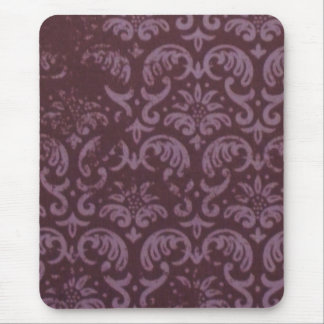 Purple Brocade Mouse Pad