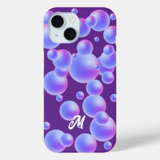 Purple Bubble phone cover