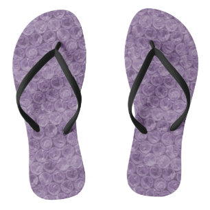Purple bubble wrap pattern jandals