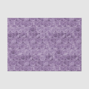 Purple bubble wrap pattern tissue paper