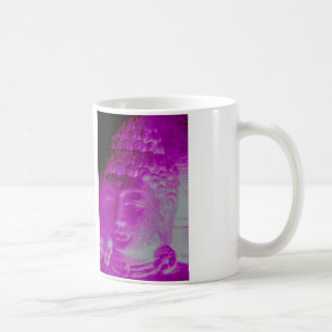 purple buddha head mug