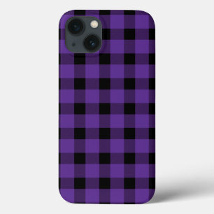 Purple Buffalo Country Lumberjack Plaid iPhone 13 Case