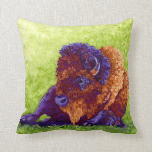 Purple Buffalo Cushion