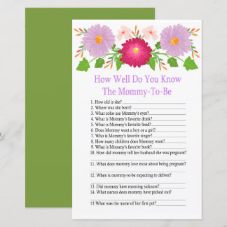 Purple burgundy flowers How well do you know game
