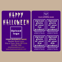Purple Business Brand on Halloween