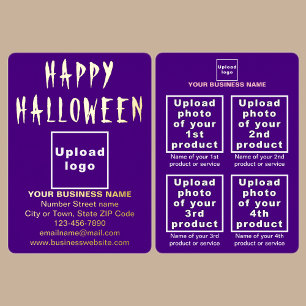 Purple Business Brand on Halloween