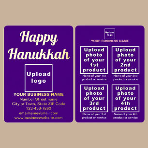 Purple Business Brand on Hanukkah