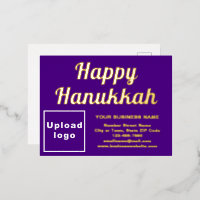 Purple Business Brand on Hanukkah