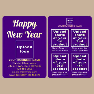 Purple Business Brand on New Year