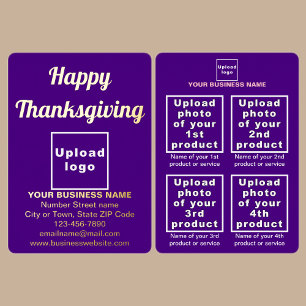 Purple Business Brand on Thanksgiving