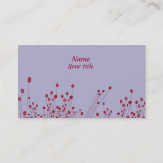 Purple Business Card