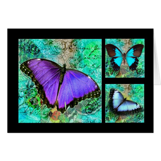 Purple Butterflies (Front Horizontal)