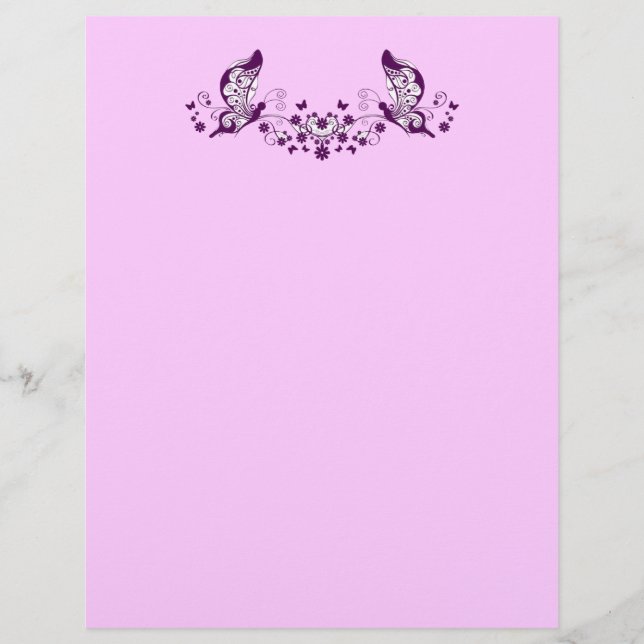 Purple Butterflies (Front)