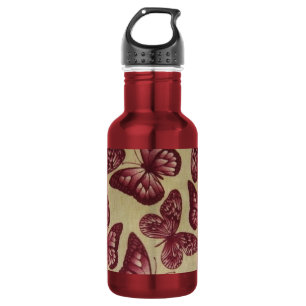 Purple Butterflies 532 Ml Water Bottle