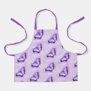 Purple Butterflies Apron