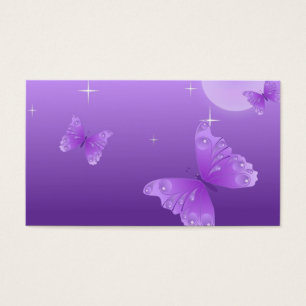 Purple Butterflies in the Sun