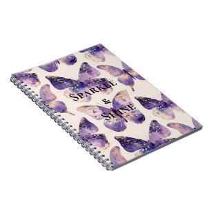 Purple Butterflies Notebook