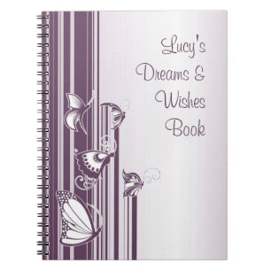 Purple Butterflies Notebook