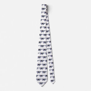 Purple Butterflies Tie