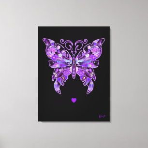Purple Butterfly 31 Canvas Print