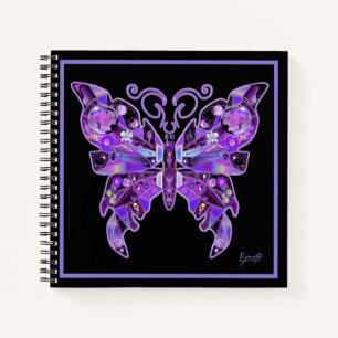 Purple Butterfly 31 Notebook