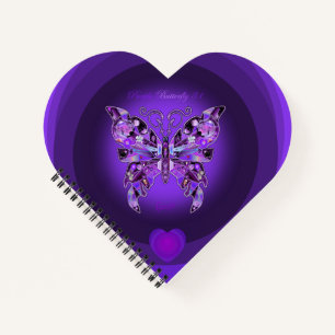 Purple Butterfly 31 Notebook