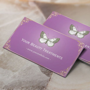 Purple Butterfly Beauty Treatments Business card