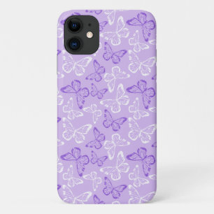 Purple Butterfly Case-Mate iPhone Case