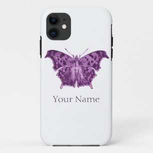 Purple Butterfly, Curiosities Case-Mate iPhone Case