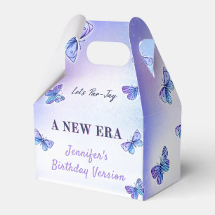 Purple Butterfly Eras Birthday Party Favour Box