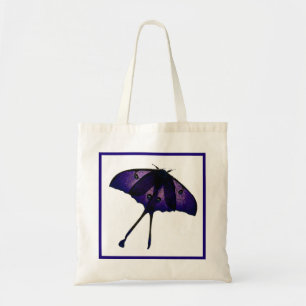 Purple Butterfly in Spring Garden Nature Photo Tote Bag