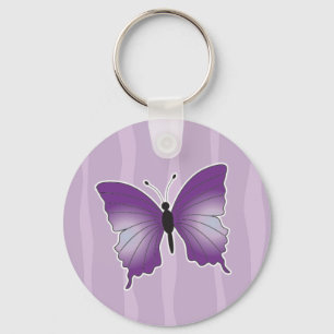 Purple Butterfly key chain