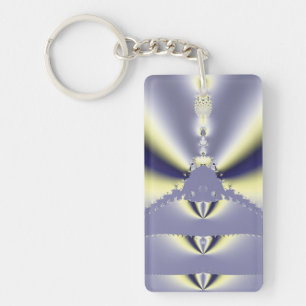 Purple Butterfly Key Ring