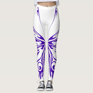 Purple Butterfly Leggings