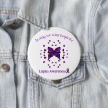 Purple Butterfly Lupus Awareness Purple Ribbon May
