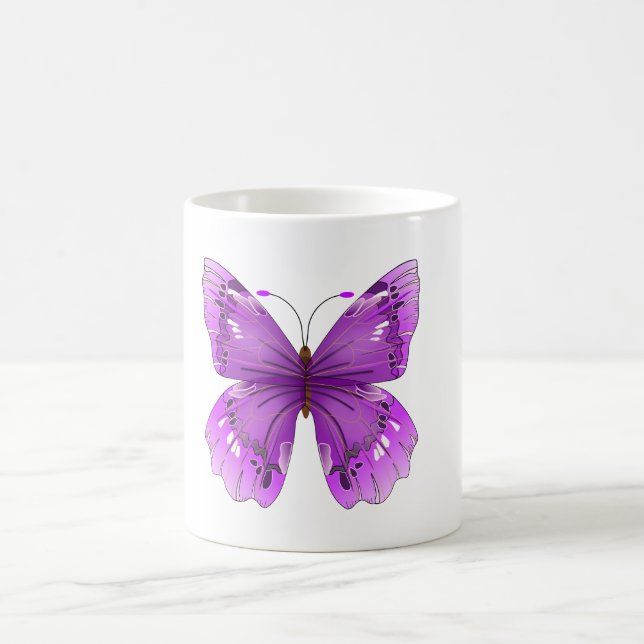 Purple Butterfly Mug (Center)