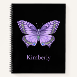 Purple Butterfly Notebook