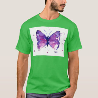 Purple Butterfly Painting 1 T-Shirt
