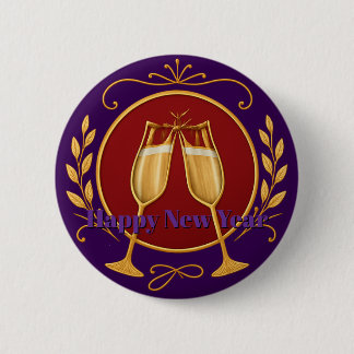 Purple Button - Happy New Year