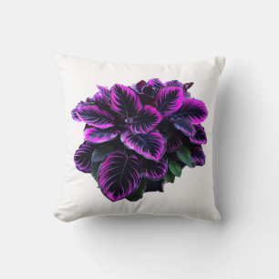 PURPLE CALATHEA CUSHION