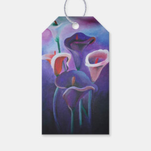 Purple Callas Lilac And Purple Art Gift Tags