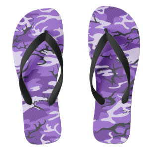 Purple Camo Jandals
