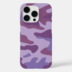 Purple Camo Pattern   iPhone 16 Pro Case