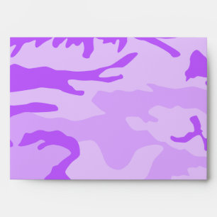 Purple Camouflage Envelopes