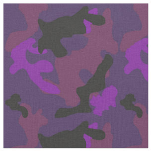 Purple Camouflage Fabric