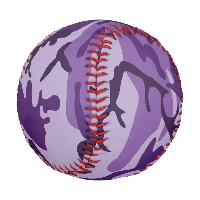 Purple Camouflage, Military, Army Baseball (Angled)