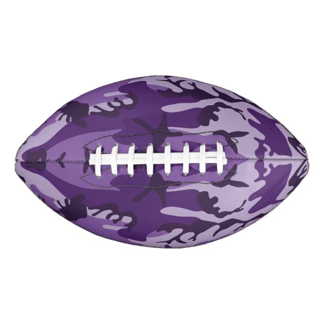 Purple Camouflage, Military, Army Football (Front)