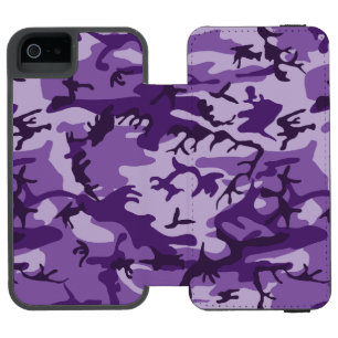 Purple Camouflage, Military, Army Incipio Watson™ iPhone 5 Wallet Case