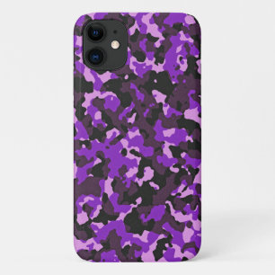 Purple camouflage pattern Case-Mate iPhone case