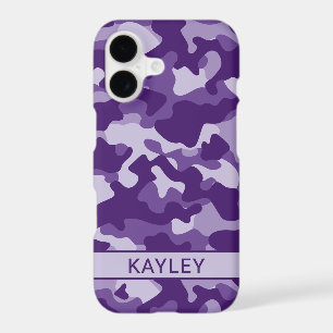 Purple Camouflage Personalised